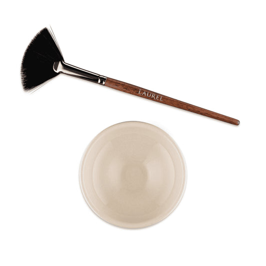 mask brush & bowl